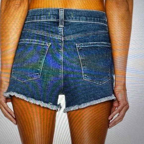 J BRAND Revolve 1044 Mid Rise Epsilon Denim Shorts - Size 27 - Picture 3 of 10